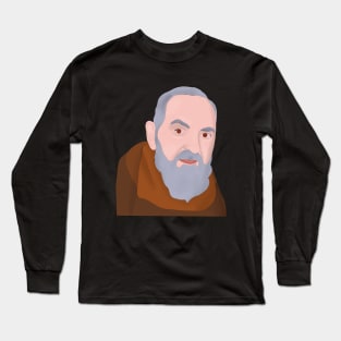 Saint Pius of Pietrelcina Long Sleeve T-Shirt